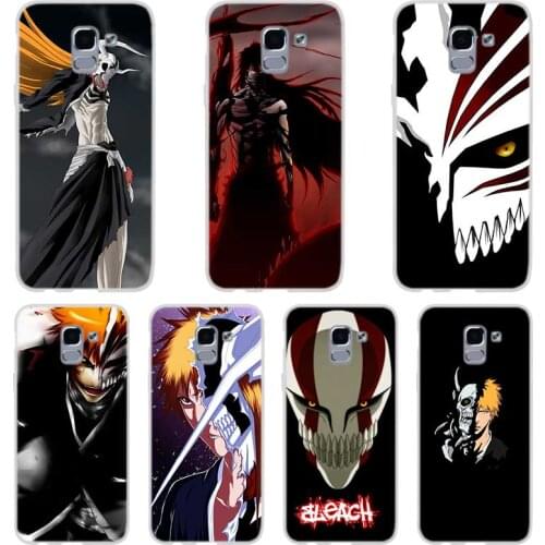 Phone case For Samsung Galaxy J6 J4 J8 Plus J7 2018 J3 J5 J7 Prime Pro 2017 2016 Covers bleach ichigo hollow Mask