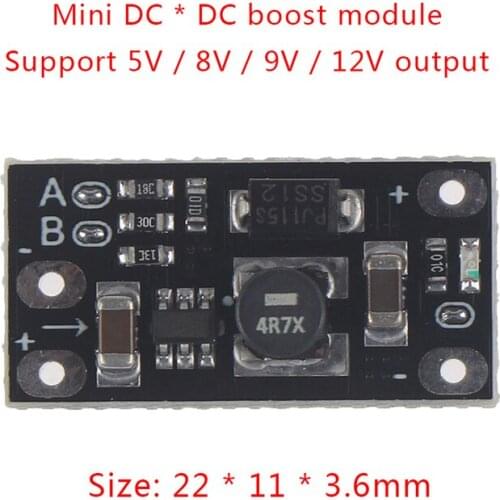 DC-DC Mini Boost Step Up Converter Regulator PCB Board Module Can Set 5V/8V/9V Output