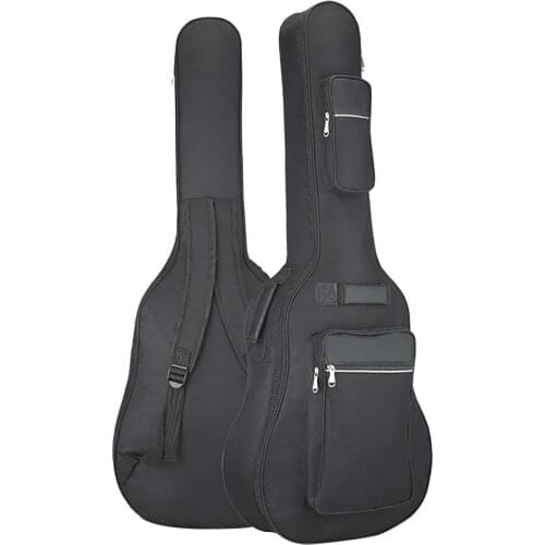 40 / 41 Inch Classic Thick Padded Guitar Bag Backpack With Double Shoulder Straps For Acoustic Guitar Bags Accessories