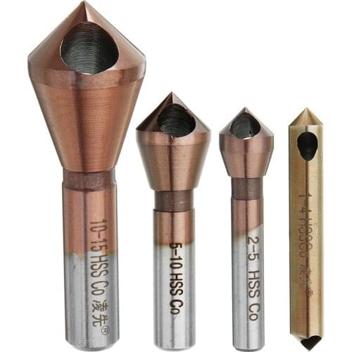 M35 Cobalt Countersink Drill Bit 1-4/2-5/5-10/10-15mm Deburring Chamfer Drill Bit