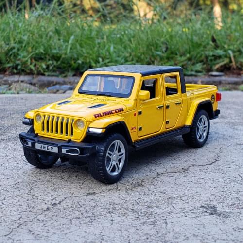 1:32 Wrangler Gladiator Simulation Alloy Toy Vehicles Model Sound and light Children Toys Collection Gift
