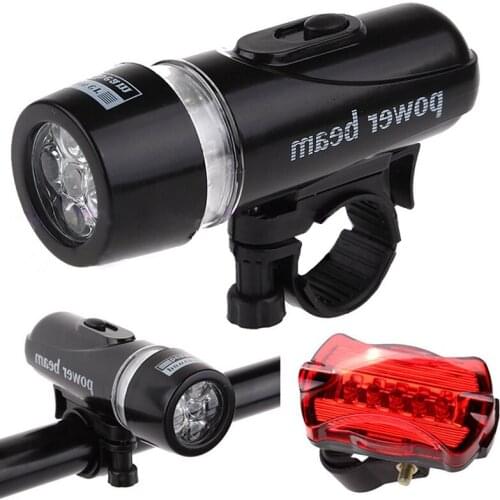 Bicycle Light set LED Front Light Rear Light Safety Warning Mountain Bike headlight Taillight Bike Accessories Cycling Equipment