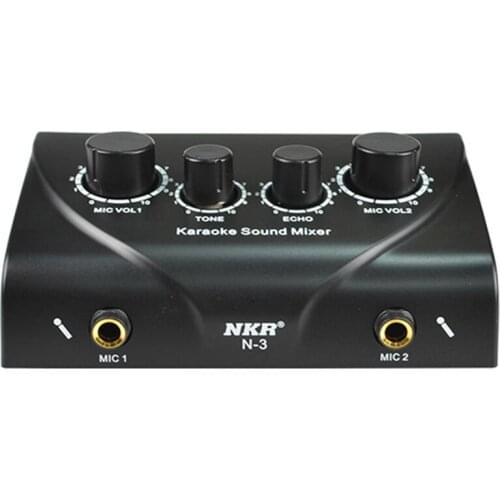 NKR Audio Mixer Microphone Webcast Entertainment Streamer Live Sound Card for Phone Computer