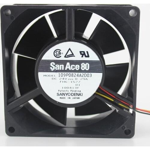 Brand new original 8cn 24V0.29A 109P0824A2D03 inverter double ball cooling fan