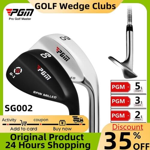 PGM Golf Club Sand Bar Cut Rod 50°/52°/54°/56°/58°/60°/62°/64° Stainless Steel Golf Profession Putter Face Groove