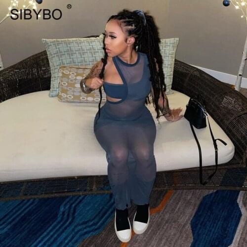 SIBYBO Sleeveless Summer Dresses