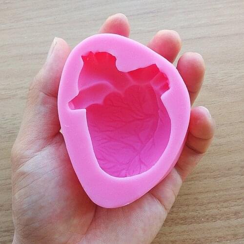 Halloween Heart Shape Silicone Cake Mould Chocolate Cupcake Decoration Tool Fondant Cake Decorating Tools Baking Tool SQ17128