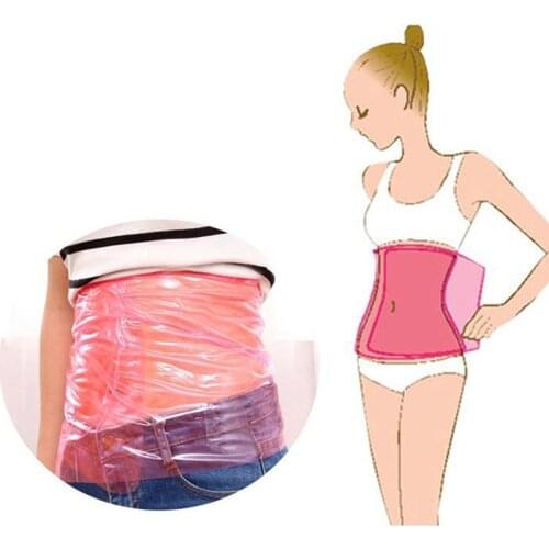 1/2PCS Women Fat Burning Plastic Belt Body Lose Weight Sauna Firm Slimming Belt Waist Wrap Shaper For Body Leg Arm Belly Fitness
