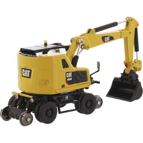 1:87 M323F Railroad Wheeled Excavator Engineer Vehicle Car Model