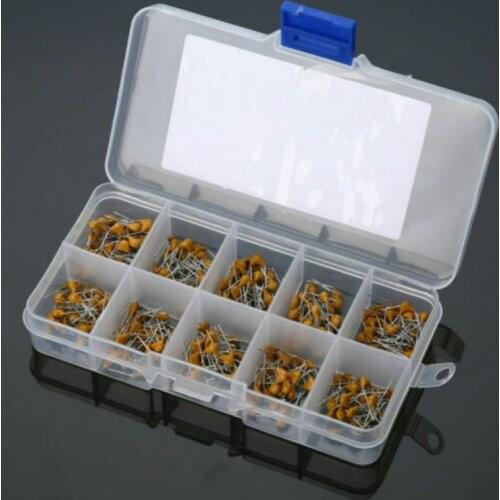 300 pcs 1 box 50V monolithic ceramic capacitor 10pF to 100nF multilayer ceramic capacitor classification kit