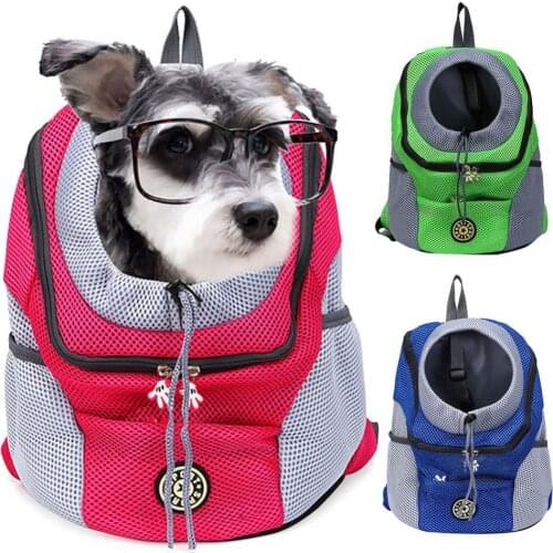 50% Hot Sales!!! Outdoor Travel Dog Puppy Breathable Head Out Chest Front Carrier Bag Backpack
