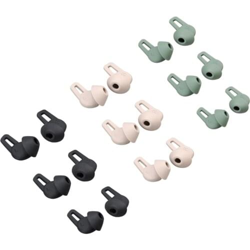 6Pcs Earbuds Cover In-Ear Tips Soft Silicone Skin Earpiece Ear Hook Buds for Huawei FreeLace Pro Headset