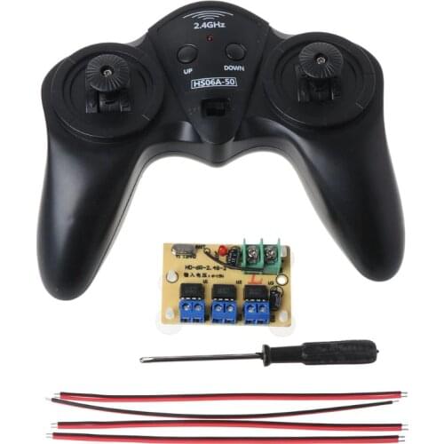 6CH High-power 2.4G 50 Meter Remote Control with Receiver 6-15v for Car Model Ship DIY Tool Remote Control Toys Parts