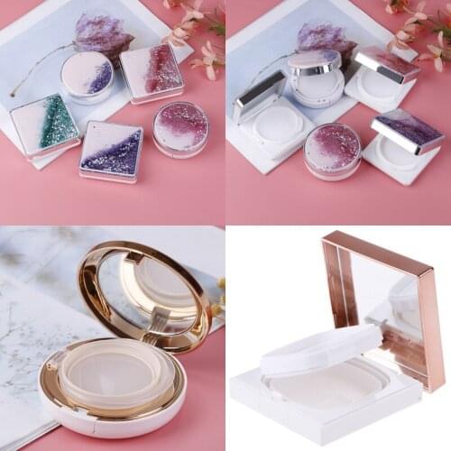 7 Style DIY Empty BB Cream Container Air Cushion Puff Box Liquid Foundation BB Cream Holder Beauty Make Up Case