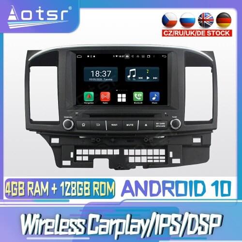Android 10 PX6 128G For MITSUBISHI Lancer 2014 - 2015 DVD GPS Navigation Auto Radio Stereo Video Multimedia Player HeadUnit 2din
