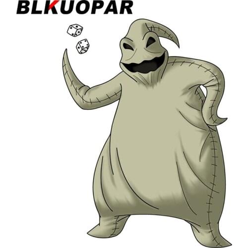 BLKUOPAR 13cm x 9.8cm Car Sticker for Nightmare Before Christmas Oogie Anime Decal Waterproof Bumper Windows Vinyl Car Wrap