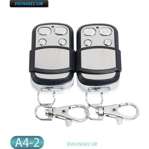 HOMSECUR A4-2 2Pcs Wireless Remote Controller for Our 433Mhz GSM Alarm System