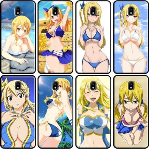Sexy Lucy Fairy Tail Soft Case For Samsung Galaxy A3 A5 2016 J1 J3 J4 J5 J6 J7 2017 J2 Core J8 A9 A6 A8 Cover