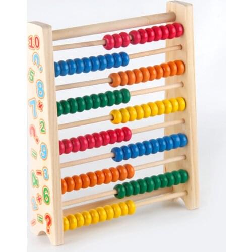 Wooden Toy Developmental Toy Brightly-Colored Wooden 100 Beads For Kids Math Learning educational toy For Children Kids