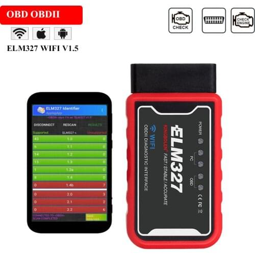 For Ford F150 2004-2007 /F250 Focus 2 3/Mondeo Mk4/ Ranger ELM327 OBD 2 OBDII For Android IOS PC Diagnostic Tool Free Shipping