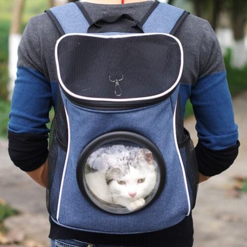 Fine joy Space Shaped Pet Carrier Breathable Pet Backpack Pet Dog Outside Travel Bag Portable Bag Cat Bags Pets Suppliers