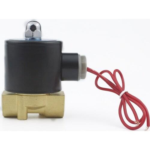 2W Series Electric Solenoid Valve For Water Oil Air 1/4" DN8 Normally Closed 2W250-08 Valve