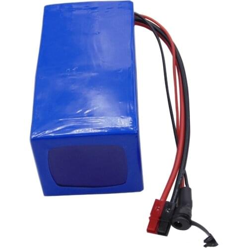 Customized 750W 1000W 14S 51.8V 52V 10Ah li-ion battery pack use Sanyo GA cells with 58.8V 2A charger