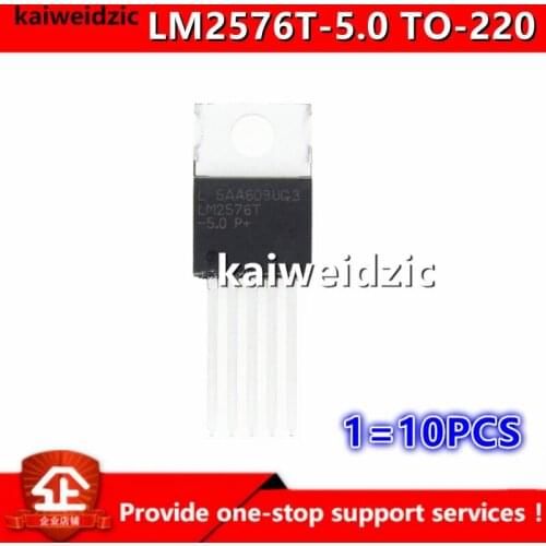 Kaiweikdic New imported original LM2576T-5.0 LM2576T-ADJ LM2576T-12/3.3/5.0/ADJ Switching regulator DC-DC switching regulator