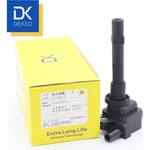 DEKEO Ignition Coils For Soueast V3 Lingyue Sedan 1.5L Lotus L3 1.5L Suzuki Liana Aerio 1.5L Chana Oushang CX70 1.6L F01R00A020