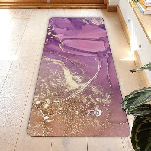 Beautiful Artistic Art Yoga Mats 1.5 mm Natural Rubber Suede Pilates Mats Home Women Fitness Mats Gym Exercise Healthy Tapete