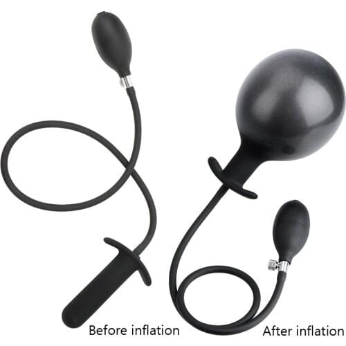 Anal Dilator Expandable Butt Plug Inflatable Anal Plug With Pump Prostate Massage Sex Toys for Women Men