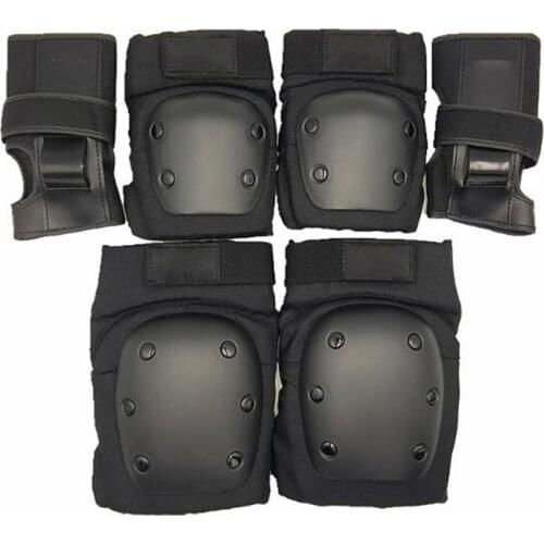 6-pads Outdoor Sports Elbow Wrist Knee Pad Inline Skates Roller Skate Skateboard Cycling Skiing Aggressive Skating Protector