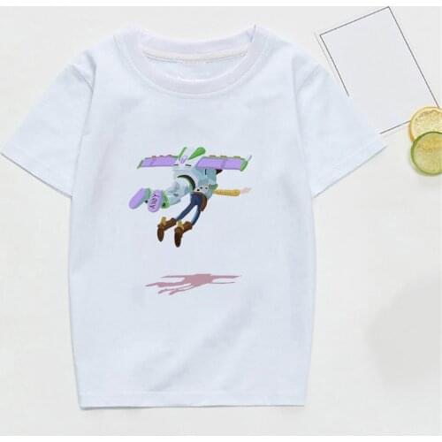 New Buzz Lightyear Disney Summer Toy Story Friends Streetwear Harajuku T-Shirt Pullover Graphic Tops Cartoon O-neck Female Tee