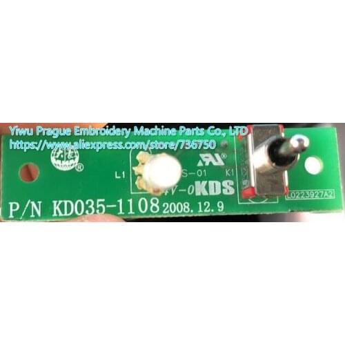 P/N KD035-1108 KD035 Dahao Embroidery Machine Spare Parts Signal Board Switch Card offered by Yiwu Prague company store 736750