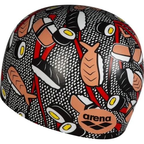 Arena Poolish Molded Swimming Cap, Sushi