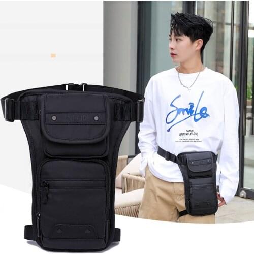 Running Belt Waist Pack Men Sports Thigh Bag Outdoors Waterproof Travel Chest Pouch Men Shoulder Crossbody Bag Hip Tactical Pack