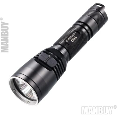 Discount Free Shipping NITECORE CB6 CG6 CR6 CI6 CU6 CREE 4x LEDs Chips Flashlight Without 18650 Battery IPX-8 Waterproof Torch