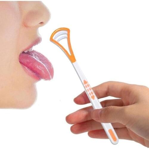 Tongue Scraper Tongue Brush Cleaner Oral Cleaning Tongue Toothbrush Brush Fresh Breath Remove Tongue Coating Oral Care