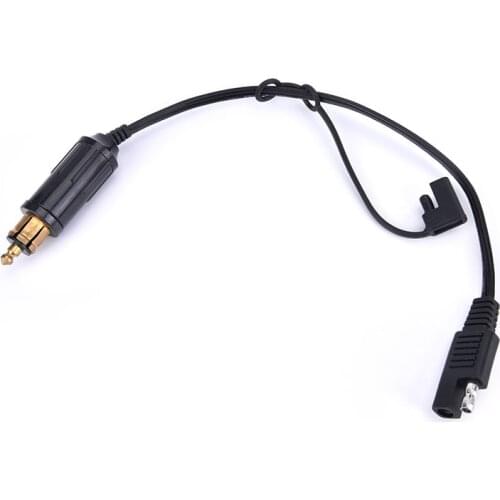 1PC Battery Adapter Connector Cable DIN Powerlet Plug to SAE for BMW Motorcycle with SAE To SAE Adapter