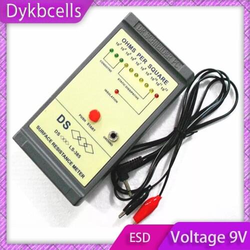 Surface Resistance Resistivity Electrostatic Static Electricity Tester Meter ESD