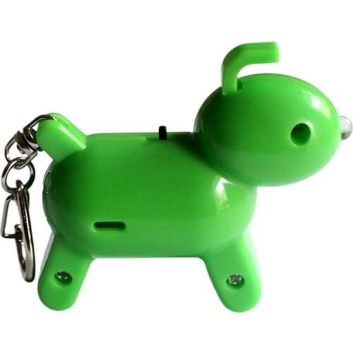 Whistle Key Finder Intelligent Voice Control Keychain Locator Cartoon Dog Keyfinder Anti-Lost Device
