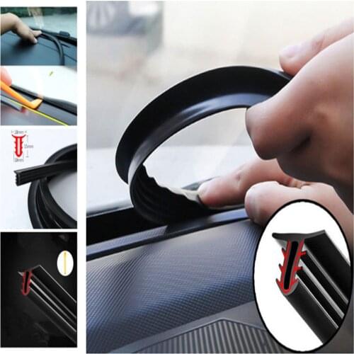 Universal Auto parts stickers center console seal strip instrument panel dust mute soundproofing car accessories interior