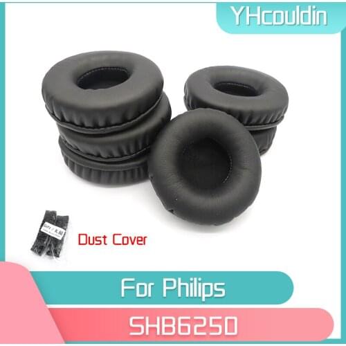 YHcouldin Earpads For Philips SHB6250 Headphone Accessaries Replacement Wrinkled Leather