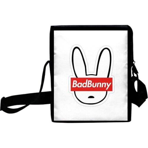 Bad bunny Merch Funny Casual Mini Crossbody Bag Mens Shoulder Bag Men Diagonal Small Backpack Light Messenger Phone Bag