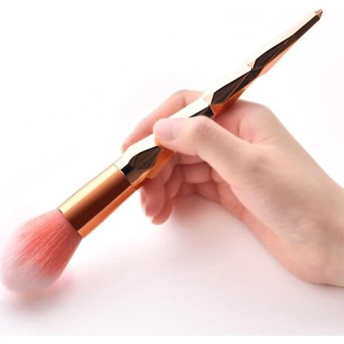 10Pcs Shiny Foundation Eyeshadow Powder Makeup Brushes Cosmetic Tools Set