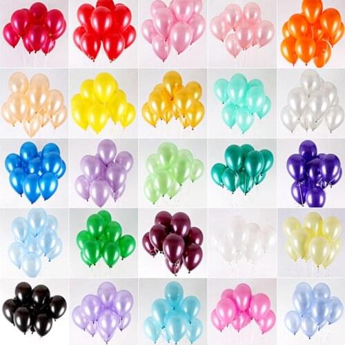 12 Inch 10/20/30/50pcs Pearlescent Balloon Thickened Romantic Wedding Decoration Baby Shower Holiday Birthday Party Decoration