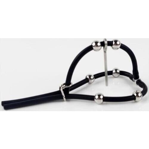 20pcs/set Electrosex Play Glans Rubber Loop with Urethral Insert