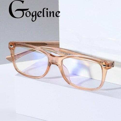 2020 Anti-blue Light Small Square Glasses Frame for Women Men TR Fashion Business Computer Glasses Optical Eyeglasses