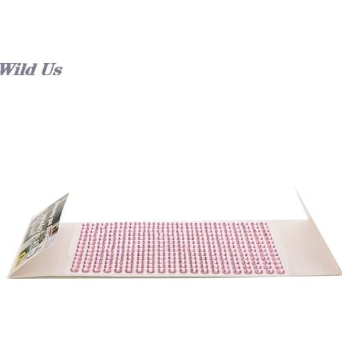 260Pcs/set 6mm Dot Say It In Crystals Rhinestones Pink Silver Styling Accessories Beauty Car DIY Decal Decor Stickers