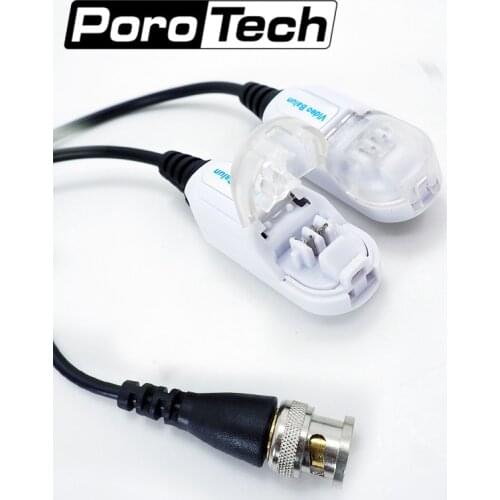 606F 5pairs/lot Passive Video Balun CCTV video balun transceiver BNC cat5 for DVR security camera BNC connector